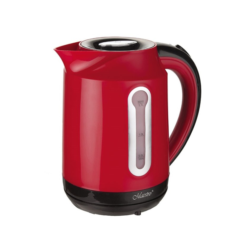 MAESTRO MR-041 (MR-041-RED) electric kettle 1.7 L 2000 W Black, Red MAESTRO MR-041 (MR-041-RED) electric kettle 1.7 L 2000 W Black, Red