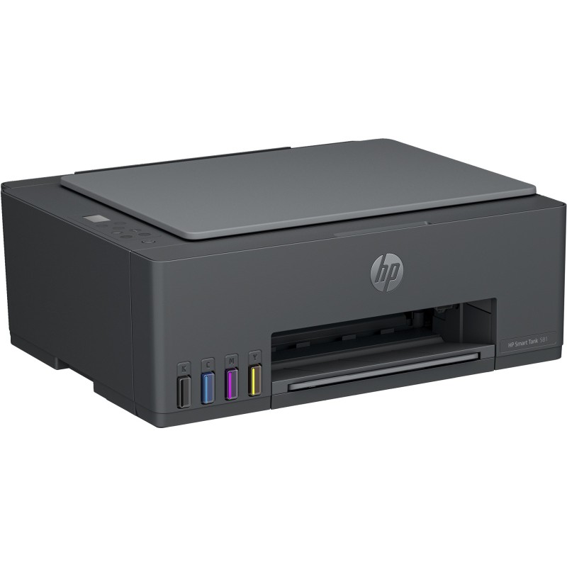 HP Smart Tank 581 All-in-One Printer, Home and home office, Print, copy, scan, Wireless; High-volume printer tank; Print from phone or tablet; Scan to PDF HP Smart Tank 581 All-in-One Printer, Home and home office, Print, copy, scan, Wireless; High-volume printer tank; Print from phone or tablet; Scan to PDF