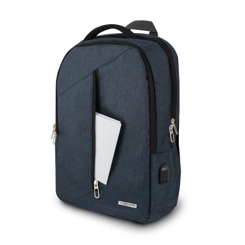 Esperanza ET196 Laptop Backpack 15.6'' Blue Esperanza ET196 Laptop Backpack 15.6'' Blue