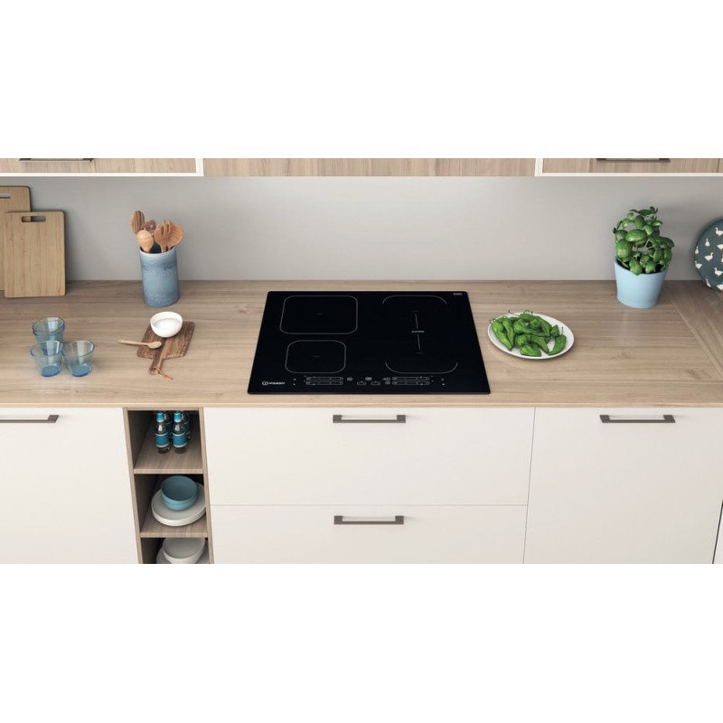 Indesit IB 65B60 NE Black Built-in 59 cm Zone induction hob 4 zone(s) Indesit IB 65B60 NE Black Built-in 59 cm Zone induction hob 4 zone(s)