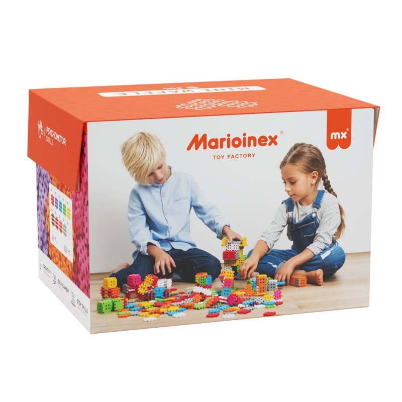 MARIOINEX Mini Waffle Building Blocks, 500 pieces