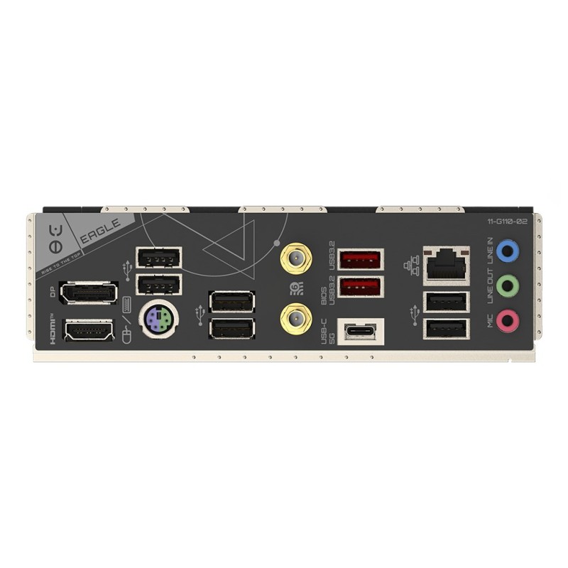 GIGABYTE B650 EAGLE AX Motherboard - Supports AMD Ryzen 7000 CPUs, 12+2+2 Phases Digital VRM, up to 7600MHz DDR5 (OC), 1xPCIe 5.0 + 2xPCIe 4.0 M.2, Wi-Fi 6E 802.11ax, GbE LAN, USB 3.2 Gen2 GIGABYTE B650 EAGLE AX Motherboard - Supports AMD Ryzen 7000 CPUs, 12+2+2 Phases Digital VRM, up to 7600MHz DDR5 (OC), 1xPCIe 5.0 + 2xPCIe 4.0 M.2, Wi-Fi 6E 802.11ax, GbE LAN, USB 3.2 Gen2
