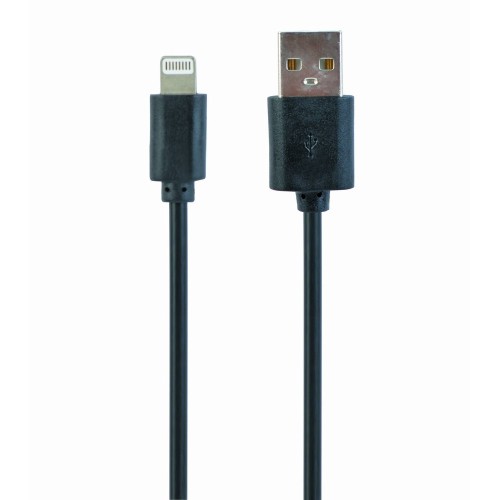 Gembird CC-USB2-AMLM-1M lightning cable Black Gembird CC-USB2-AMLM-1M lightning cable Black