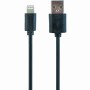 Gembird CC-USB2-AMLM-1M lightning cable Black