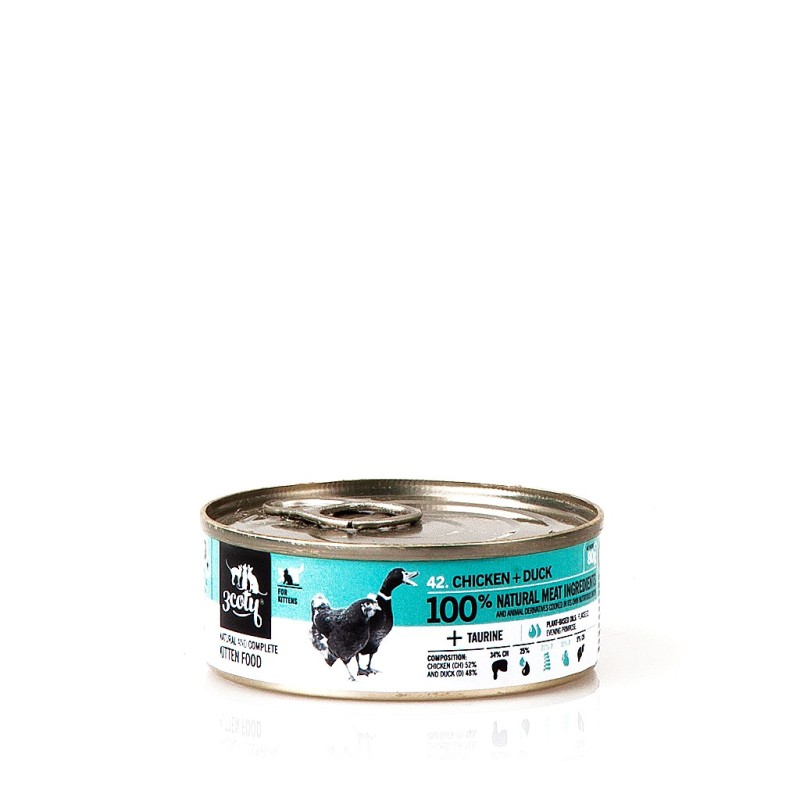 3COTY Chicken with duck For kittens - wet cat food - 80g 3COTY Chicken with duck For kittens - wet cat food - 80g