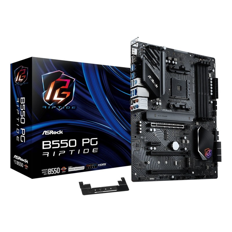 Asrock B550 PG Riptide AMD B550 Socket AM4 ATX Asrock B550 PG Riptide AMD B550 Socket AM4 ATX