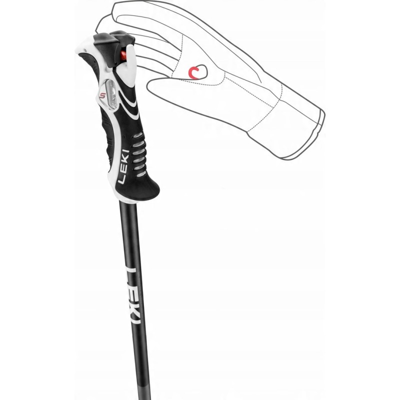 LEKI BOLD LITE S black 115 poles