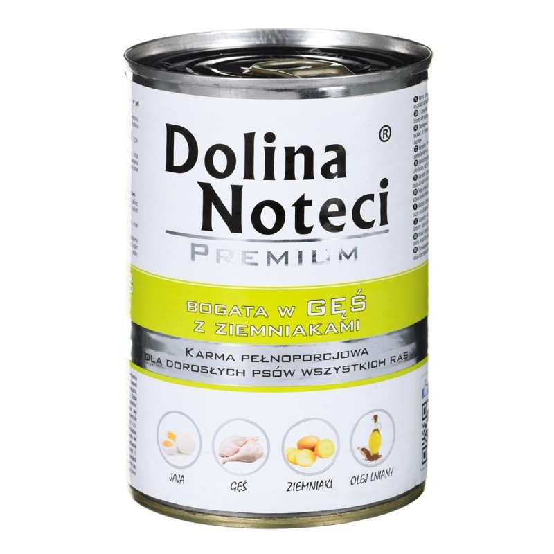 DOLINA NOTECI Premium Rich in goose and potatoes - wet dog food - 400 g