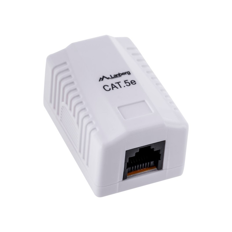 Lanberg OU5-0001-W outlet box RJ-45 White Lanberg OU5-0001-W outlet box RJ-45 White
