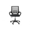 Topeshop FOTEL MORIS CZERŃ office/computer chair Padded seat Mesh backrest