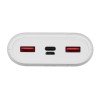 SILICON POWER QS15 Powerbank External battery 20000 mAh 2x USB QC 3.0 1x USB-C PD (SP20KMAPBKQS150W) White SILICON POWER QS15 Powerbank External battery 20000 mAh 2x USB QC 3.0 1x USB-C PD (SP20KMAPBKQS150W) White
