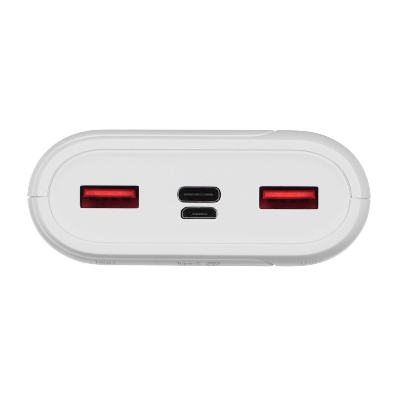 SILICON POWER QS15 Powerbank External battery 20000 mAh 2x USB QC 3.0 1x USB-C PD (SP20KMAPBKQS150W) White SILICON POWER QS15 Powerbank External battery 20000 mAh 2x USB QC 3.0 1x USB-C PD (SP20KMAPBKQS150W) White