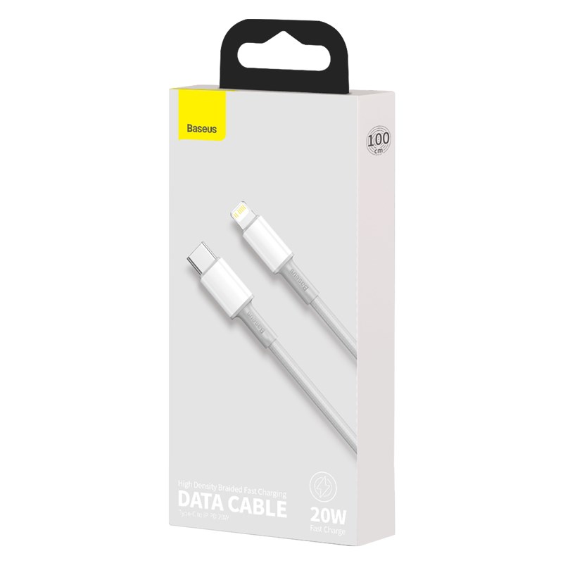Baseus CATLGD-02 lightning cable 1 m White Baseus CATLGD-02 lightning cable 1 m White