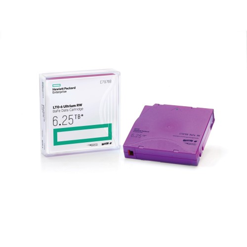 HPE LTO-6 Ultrium 6.25TB RW Data Cartridge HPE LTO-6 Ultrium 6.25TB RW Data Cartridge
