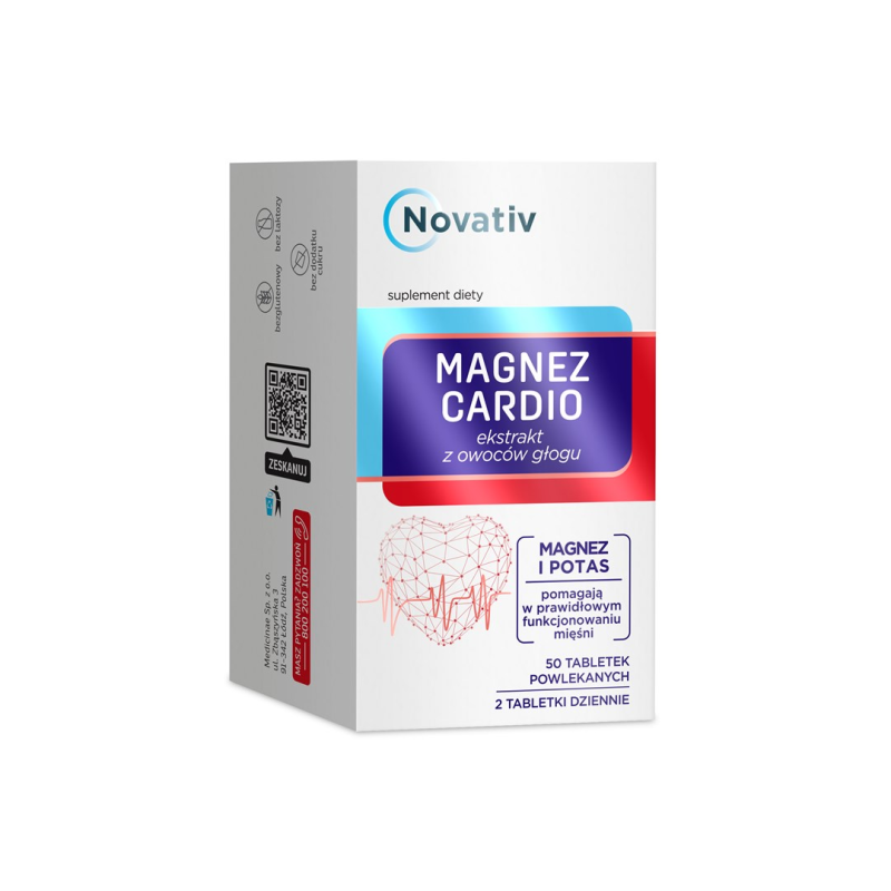 Novativ Magnesium Cardio 50 film-coated tablets Novativ Magnesium Cardio 50 film-coated tablets