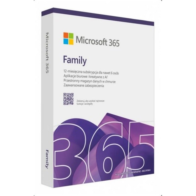Microsoft 365 Family Polish EuroZone Subscr Microsoft 365 Family Polish EuroZone Subscr