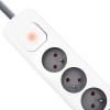 Qoltec 50294 surge protector White-grey 6 AC outlet(s) 230 V 1.8 m