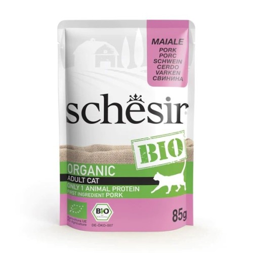 SCHESIR Bio Pork - wet cat food - 85 g SCHESIR Bio Pork - wet cat food - 85 g