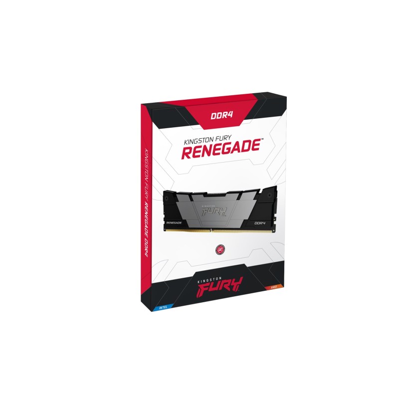 Kingston Technology FURY 16GB 3600MT/s DDR4 CL16 DIMM (Kit of 2) Renegade Black Kingston Technology FURY 16GB 3600MT/s DDR4 CL16 DIMM (Kit of 2) Renegade Black