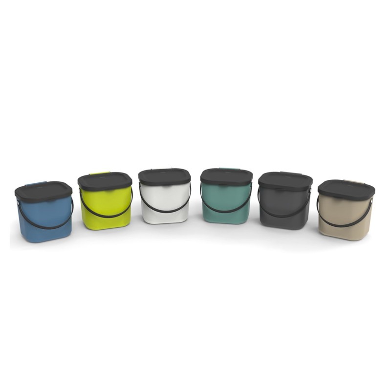 ROTHO Albula Dark green - waste sorting container - 6l ROTHO Albula Dark green - waste sorting container - 6l