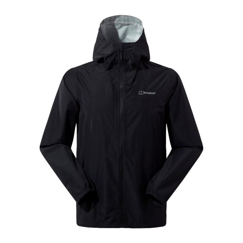 Berghaus Deluge Pro 3.0 - men's rain jacket, size L (black)