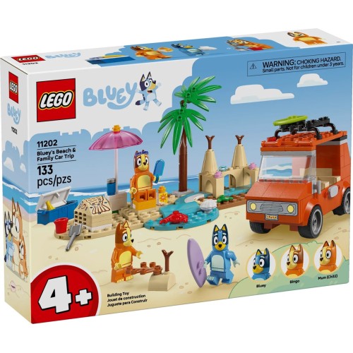 LEGO BLUEY 11202 Bluey's Beach & Family Car Trip