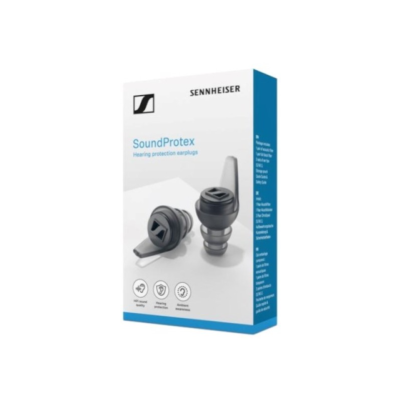 Sennheiser SoundProtex - Protective earplugs with 3 types of acoustic filters