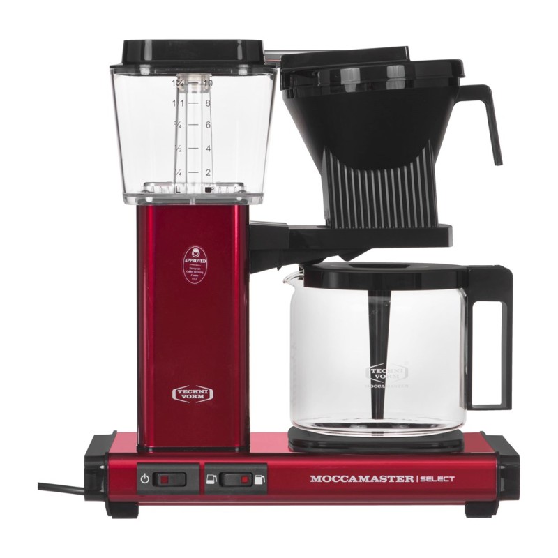 MOCCAMASTER KBG SELECT METALLIC RED DRIP COFFEE MAKER MOCCAMASTER KBG SELECT METALLIC RED DRIP COFFEE MAKER