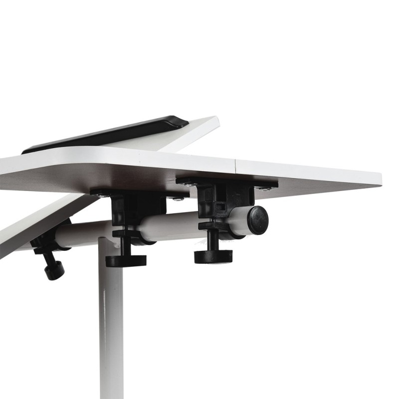 Maclean mobile desk/laptop stand, white, height adjustment 59-89cm, max. 30kg , MC-121 W Maclean mobile desk/laptop stand, white, height adjustment 59-89cm, max. 30kg , MC-121 W