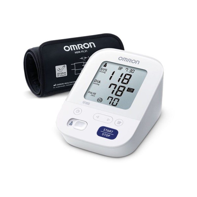 Omron M3 COMFORT Upper Arm Blood Pressure Monitor + Power Supply Gift Set Omron M3 COMFORT Upper Arm Blood Pressure Monitor + Power Supply Gift Set