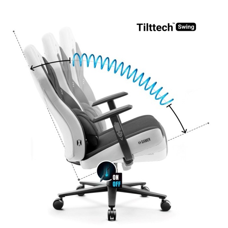 Diablo X-GAMER 2.0 Normal Gaming chair Black, White Diablo X-GAMER 2.0 Normal Gaming chair Black, White