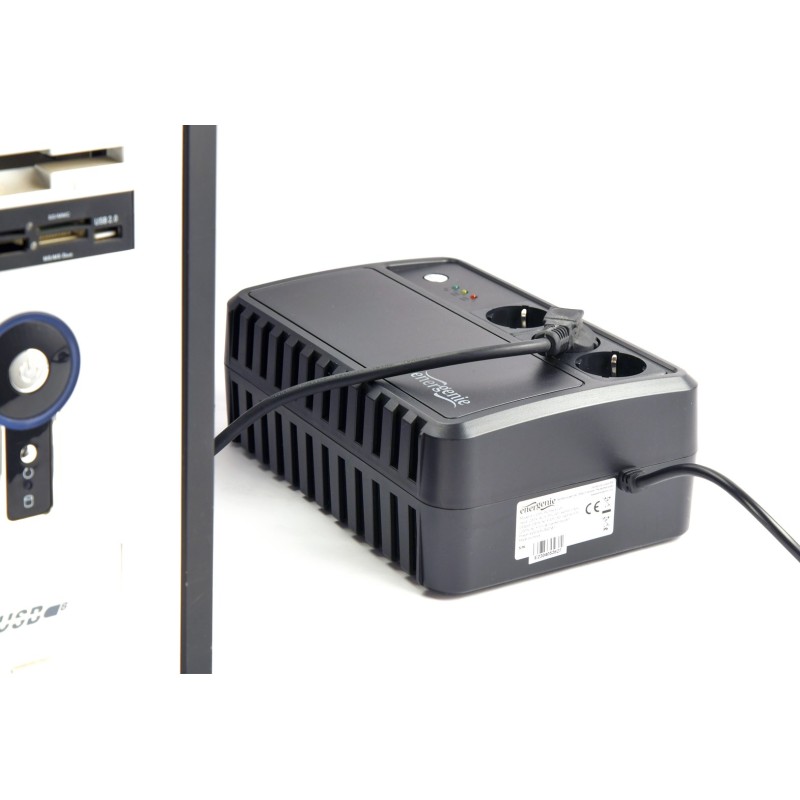 Gembird EG-UPS-3SDT600-01 uninterruptible power supply (UPS) Line-Interactive 0.6 kVA 360 W 3 AC outlet(s) Gembird EG-UPS-3SDT600-01 uninterruptible power supply (UPS) Line-Interactive 0.6 kVA 360 W 3 AC outlet(s)