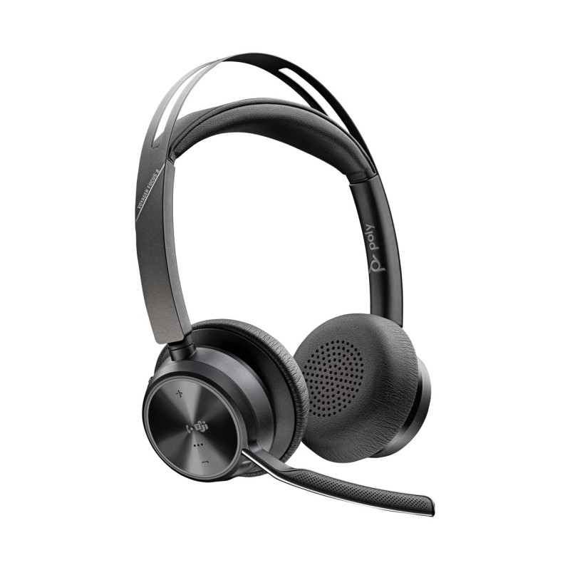 Poly Voyager Focus 2-M USB-C-C Headset USB-C/A Adapter Charging Stand Poly Voyager Focus 2-M USB-C-C Headset USB-C/A Adapter Charging Stand