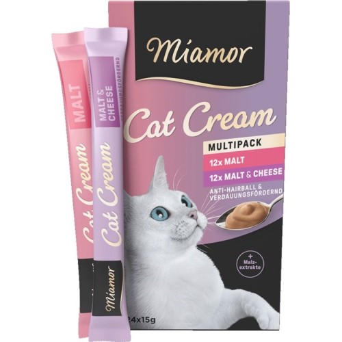 MIAMOR Cat Cream Malt - cat treats - 24x15g