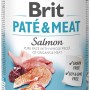 BRIT Paté & Meat with Salmon - wet dog food - 800g