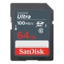SanDisk Ultra memory card 64 GB SDXC UHS-I Class 10