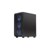 MSI MAG FORGE M100A computer case Micro Tower Black, Transparent