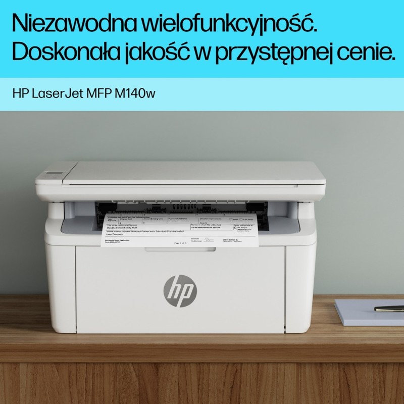 HP LaserJet MFP M140w Printer, Black and white, Printer for Small office, Print, copy, scan, Scan to email; Scan to PDF; Compact Size HP LaserJet MFP M140w Printer, Black and white, Printer for Small office, Print, copy, scan, Scan to email; Scan to PDF; Compact Size