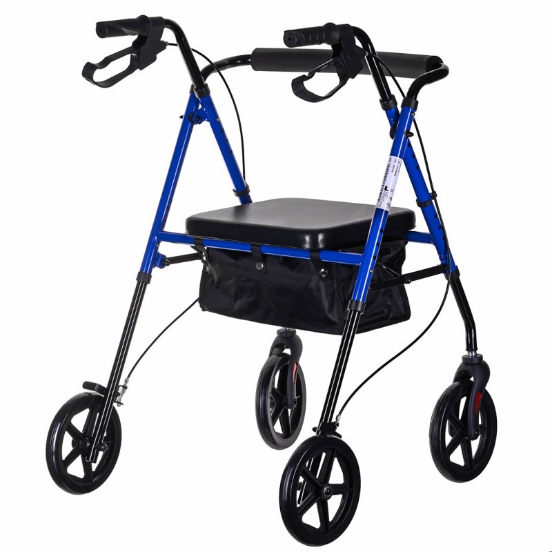 Lightweight aluminium four-wheel rehabilitation walker Lightweight aluminium four-wheel rehabilitation walker