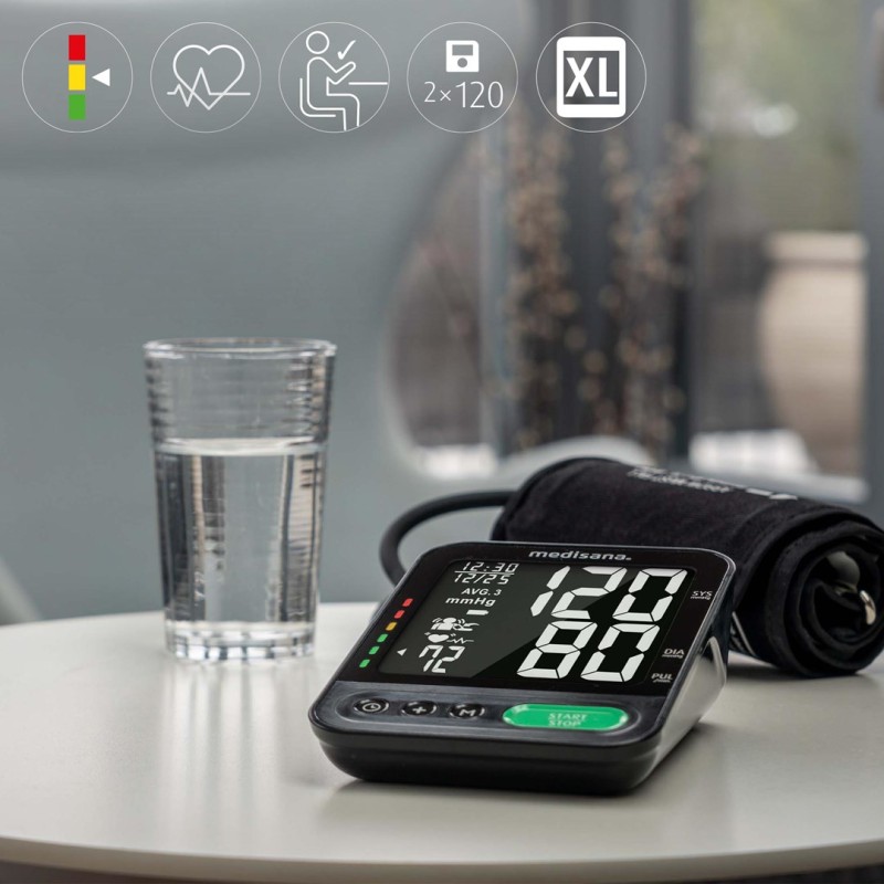 Upper arm blood pressure monitor Medisana BU 582 (black) Upper arm blood pressure monitor Medisana BU 582 (black)