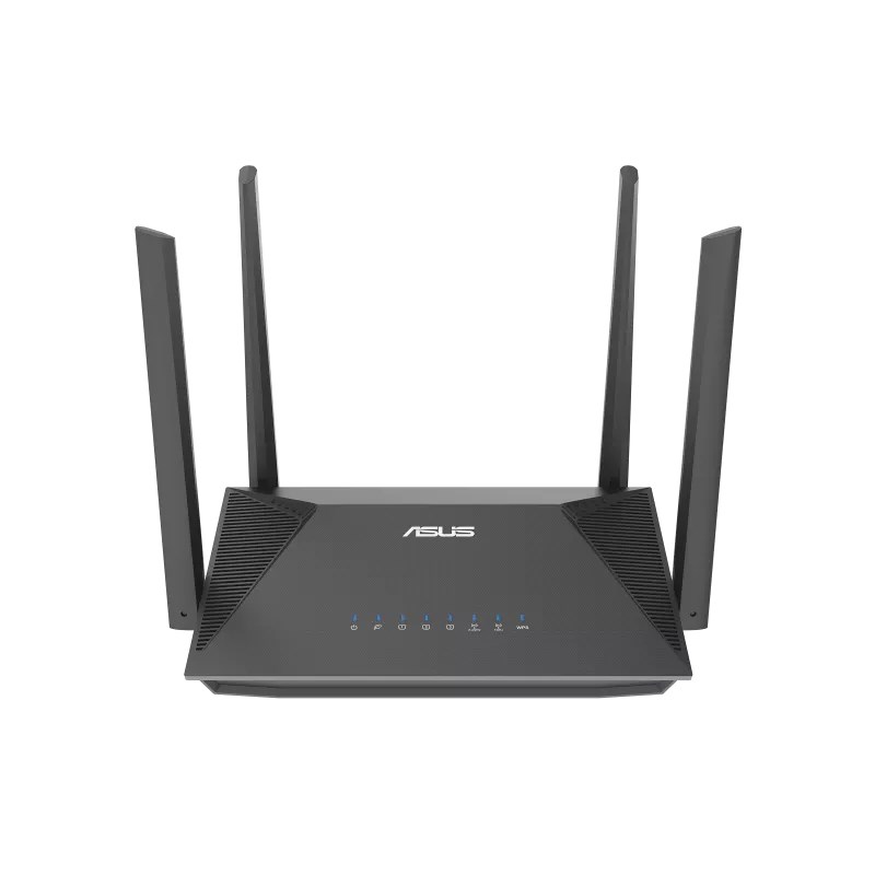 ASUS RT-AX52 AX1800 AiMesh wireless router Gigabit Ethernet Dual-band (2.4 GHz / 5 GHz) Black ASUS RT-AX52 AX1800 AiMesh wireless router Gigabit Ethernet Dual-band (2.4 GHz / 5 GHz) Black