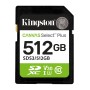 Kingston Technology 512GB SDXC Canvas Select Plus Gen3 150MB/s C10 UHS-I U3 V30