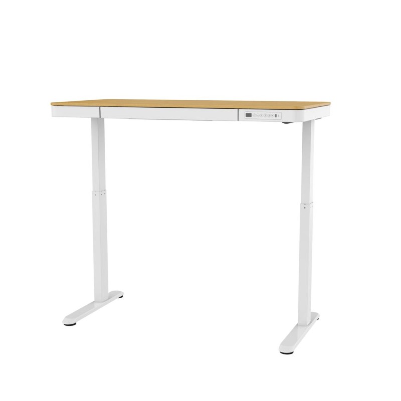 ACTIVEJET desk with electric height adjustment 140x70 ET119W-C white/oak ACTIVEJET desk with electric height adjustment 140x70 ET119W-C white/oak