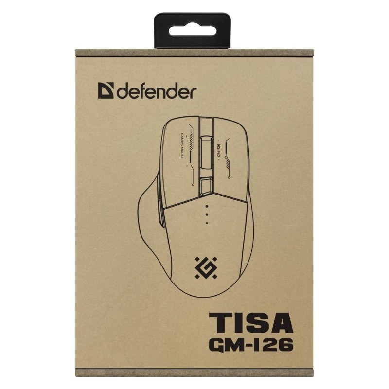 MOUSE DEFENDER GM-126 TISA RF+BT OPTIC 1600dpi 6P WHITE MOUSE DEFENDER GM-126 TISA RF+BT OPTIC 1600dpi 6P WHITE