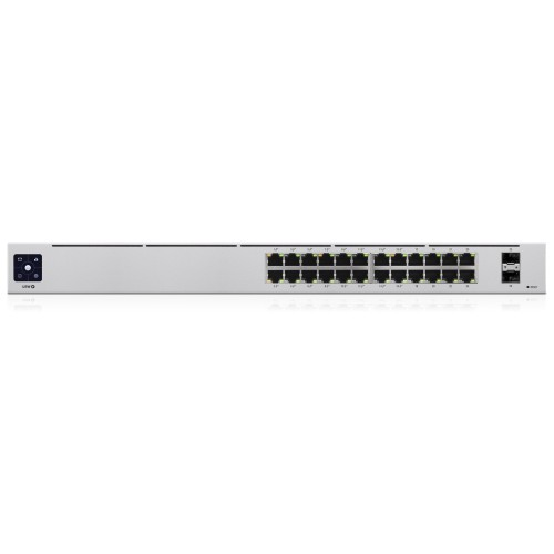 Ubiquiti UniFi 24-Port PoE Managed L2/L3 Gigabit Ethernet (10/100/1000) Power over Ethernet (PoE) 1U Silver Ubiquiti UniFi 24-Port PoE Managed L2/L3 Gigabit Ethernet (10/100/1000) Power over Ethernet (PoE) 1U Silver