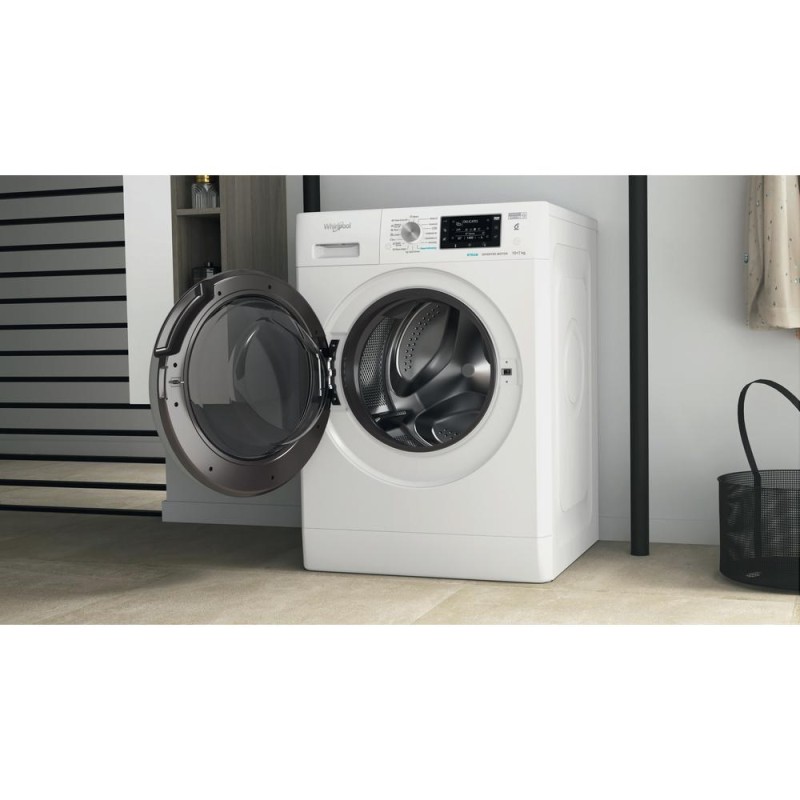 Whirlpool FFWDD 1076258 SV EE washer dryer Freestanding Front-load White E Whirlpool FFWDD 1076258 SV EE washer dryer Freestanding Front-load White E