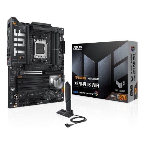 ASUS TUF GAMING X870-PLUS WIFI AMD X870 Socket AM5 ATX ASUS TUF GAMING X870-PLUS WIFI AMD X870 Socket AM5 ATX