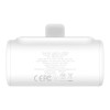 Baseus P10068307213-00 Lithium-ion power bank 5000 mAh White Baseus P10068307213-00 Lithium-ion power bank 5000 mAh White