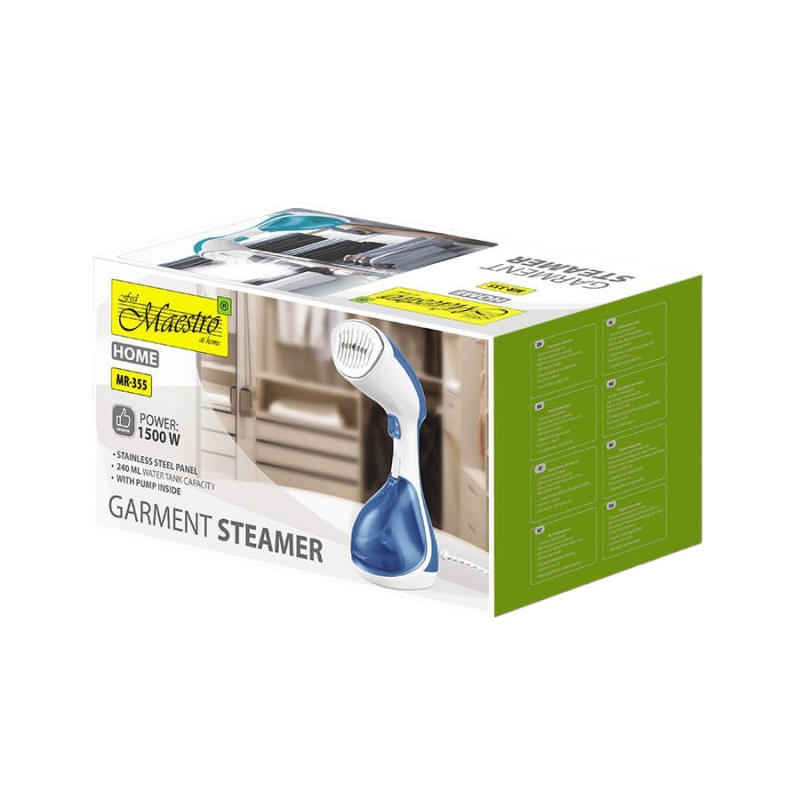 Clothes steamer 1500W Maestro MR-355-BLUE Clothes steamer 1500W Maestro MR-355-BLUE