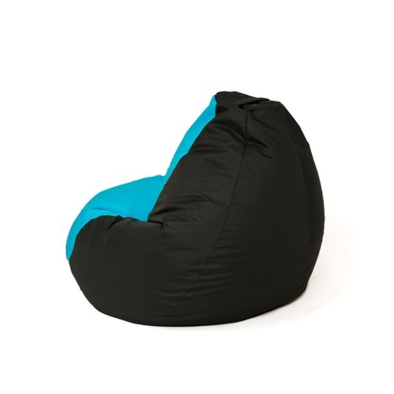 Sako bag pouffe Pear black and blue XL 130 x 90 cm Sako bag pouffe Pear black and blue XL 130 x 90 cm